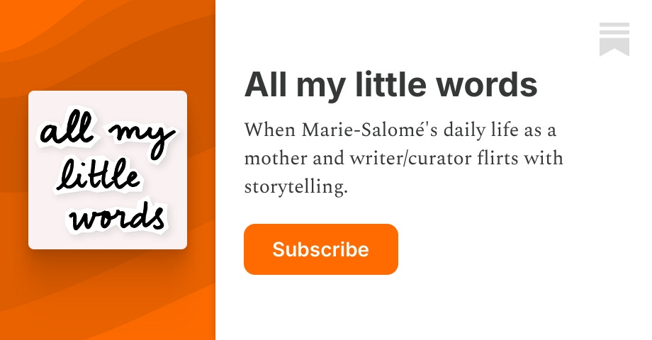 All my little words newsletter visual